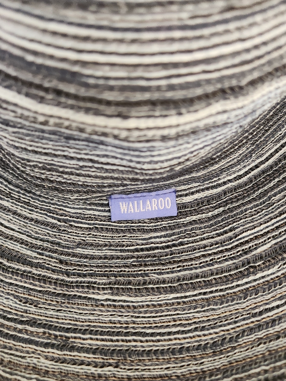Wallaroo Sydney Hat 30+ UPF Blue Striped Lightweight Adjustable One Size - Picture 4 of 5